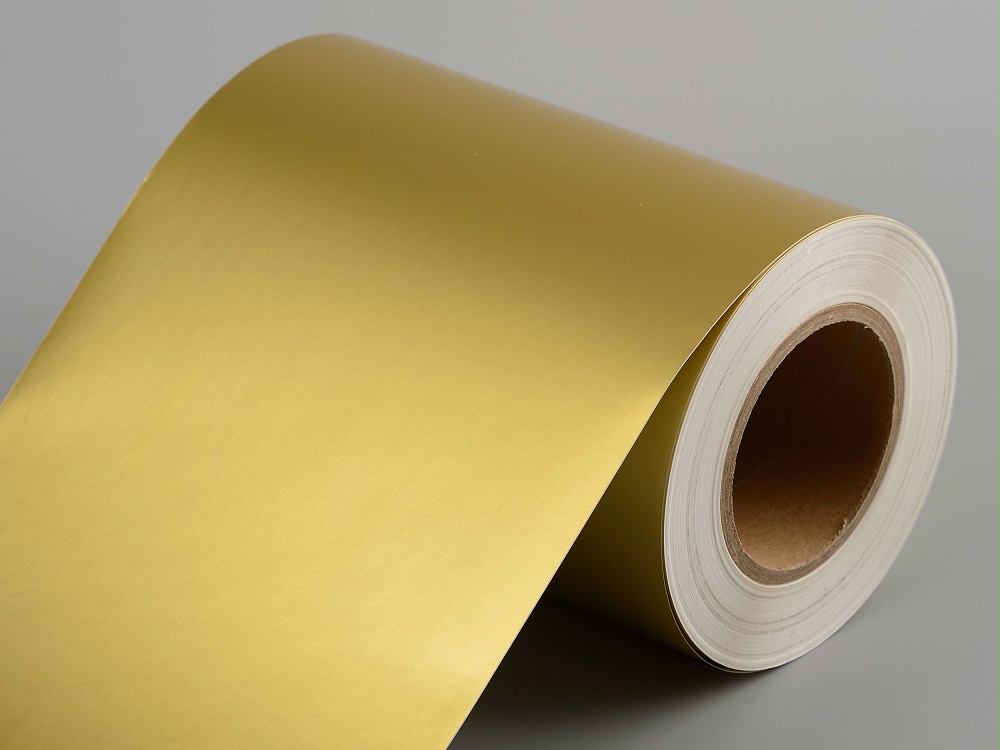 啞金鋁箔紙不幹膠標簽材料