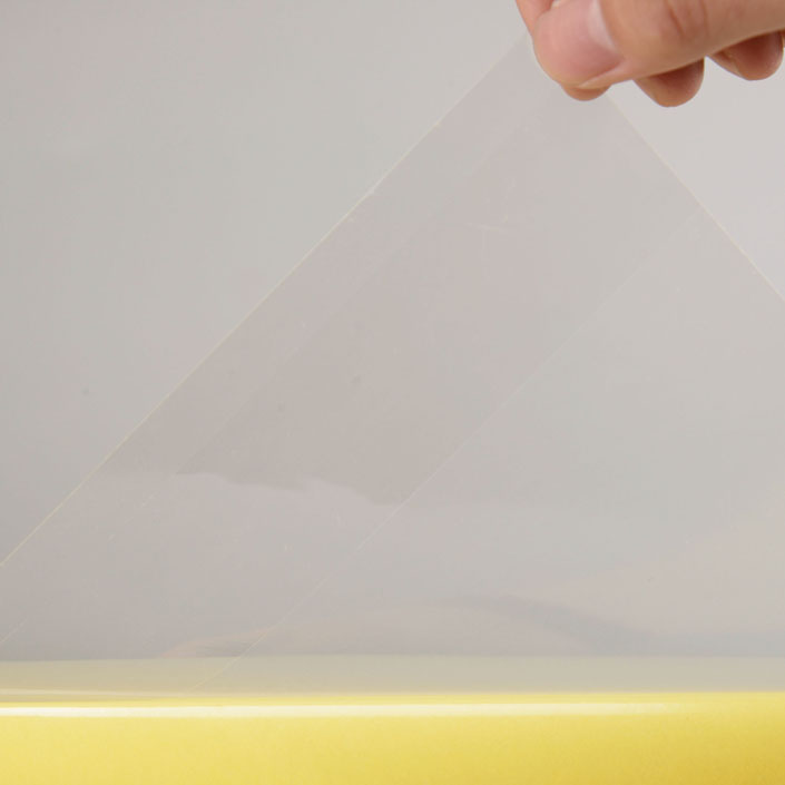 透明PVC不幹膠材料