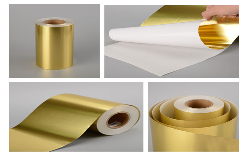 亮金鋁（lǚ）箔紙不幹膠