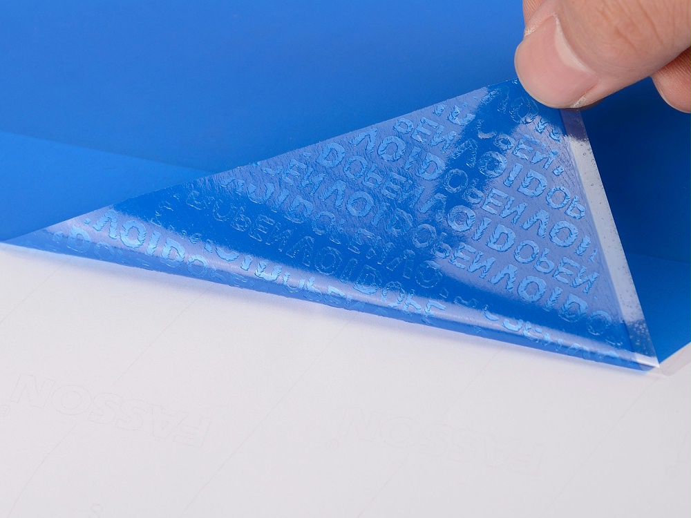 VOID防偽（wěi）不幹膠標簽材料