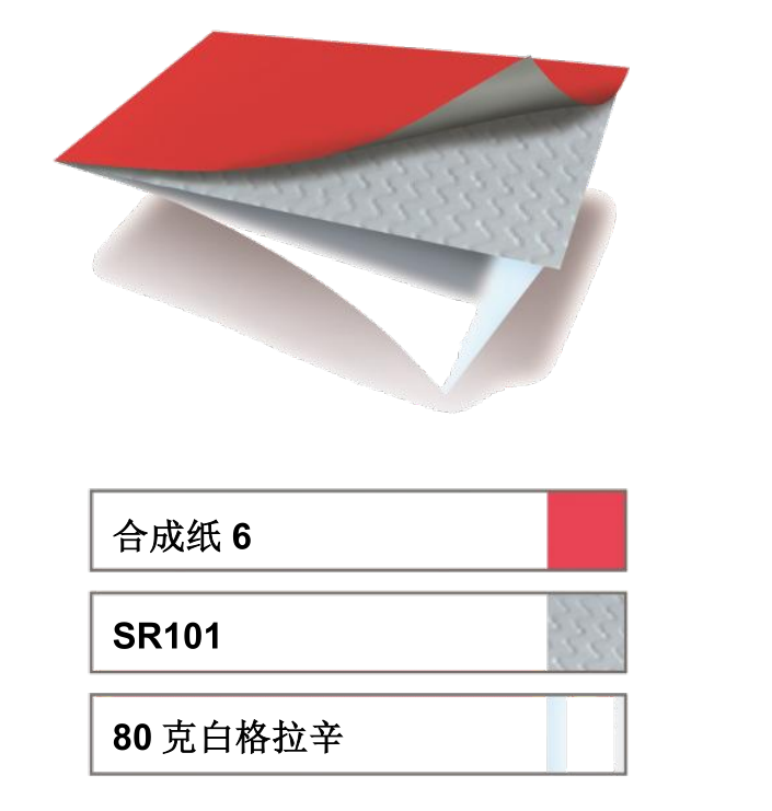 艾利合成紙不幹膠材（cái）料 BW7513