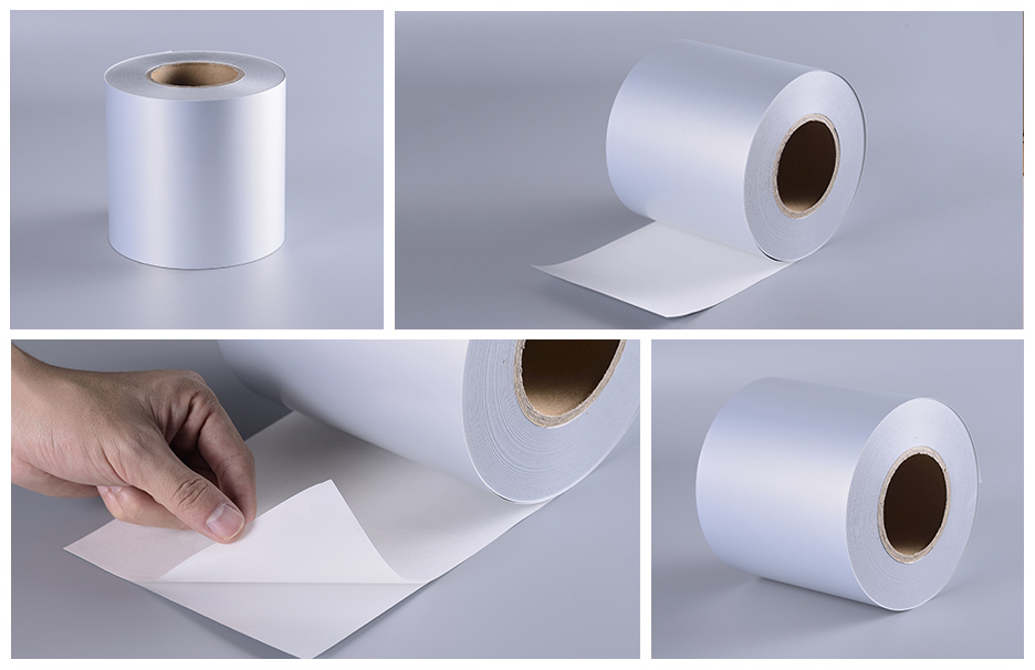 微米格底水膠亞（yà）銀PET不幹膠展示圖