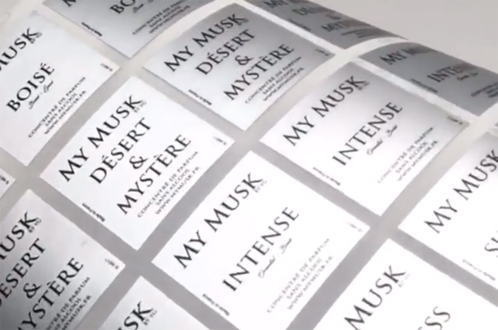 啞銀PET不幹膠標簽